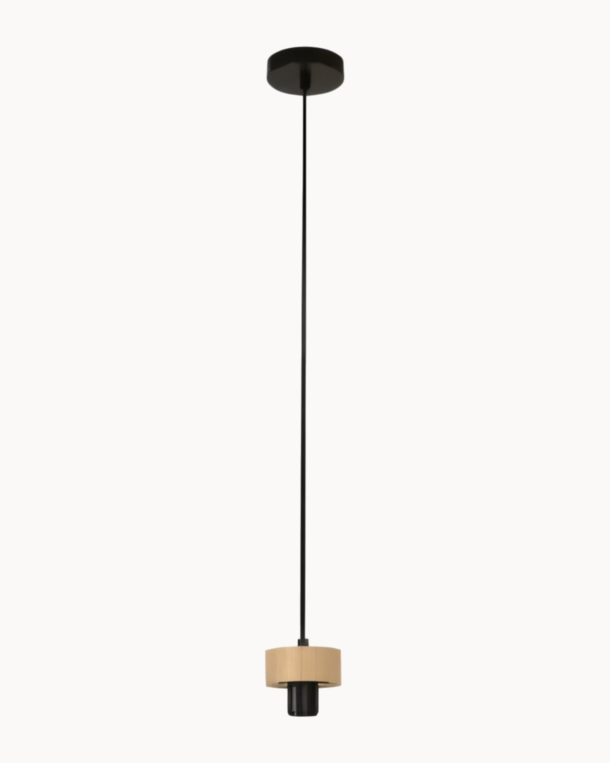 Modus Pendant Suspension Only Teak/Black