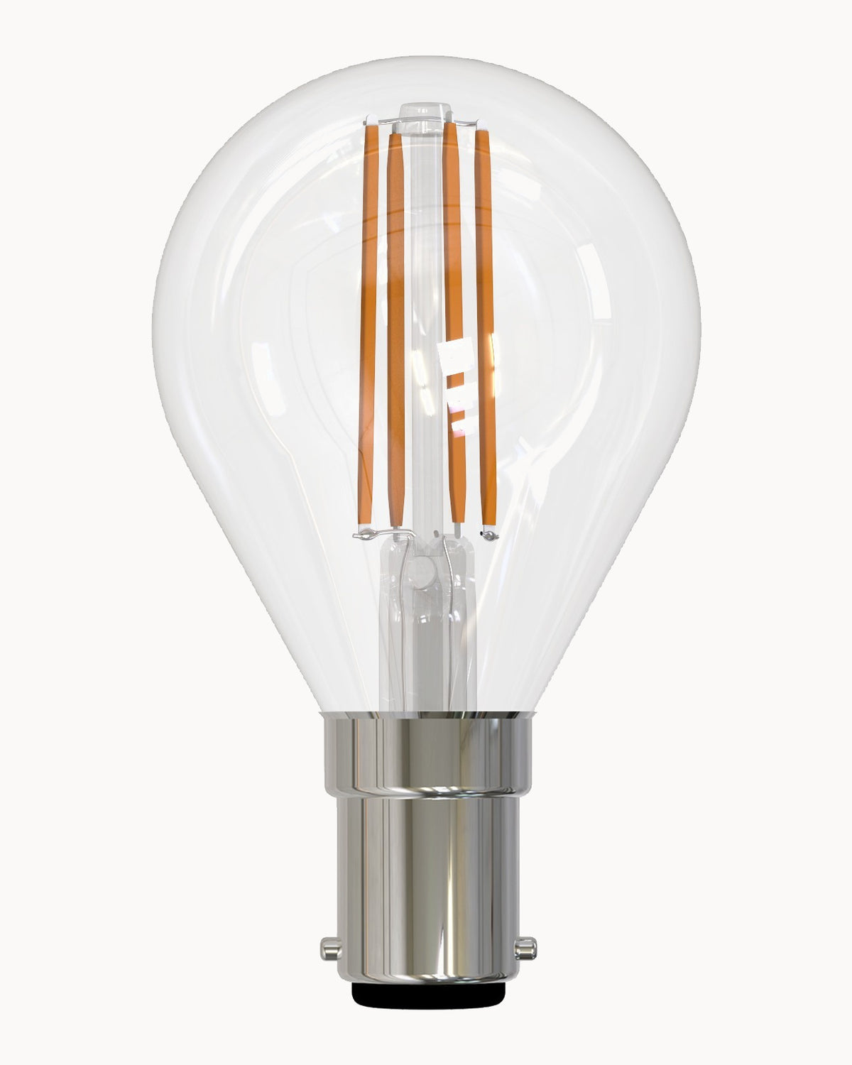 Clear B15 LED bulb