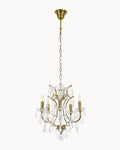 Florian 5 Light Pendant Antique Brass