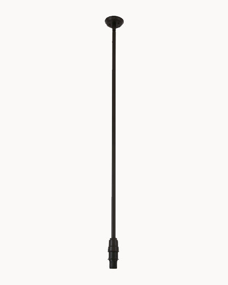 Oil rubbed bronze rod set from our Manor range