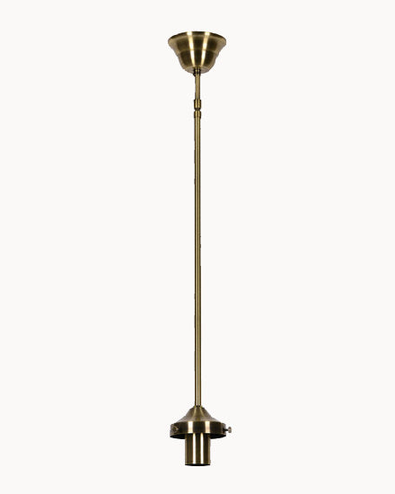 Rowan Pendant Adjustable Rod Set Only Antique Brass