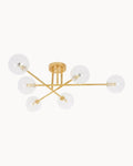 Clooney 6 Light CTC Brass