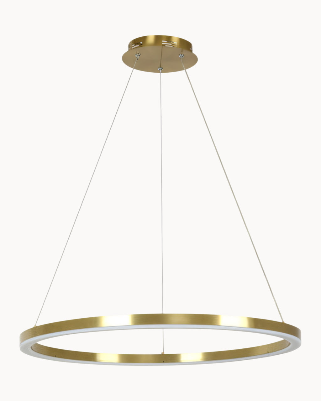 Roto Dimmable Pendant Brass