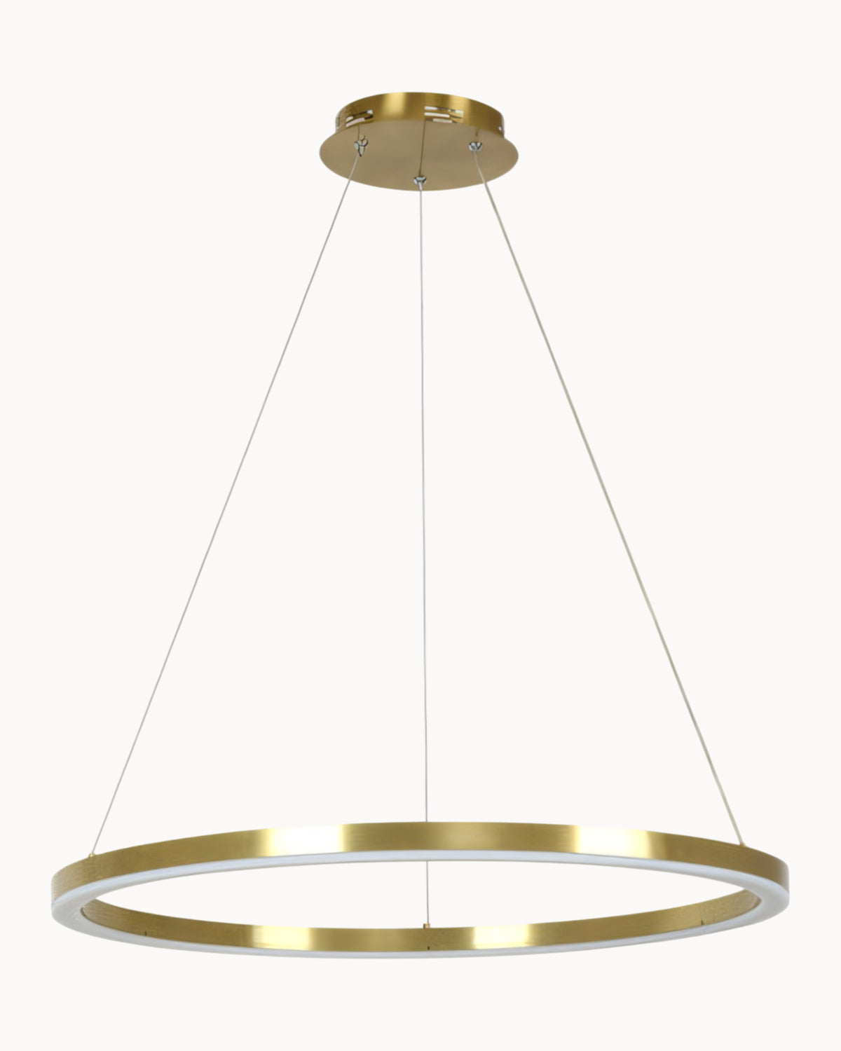 Roto Dimmable Pendant Brass