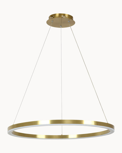 Roto Dimmable Pendant Brass