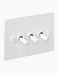 Buster + Punch three-switch in white