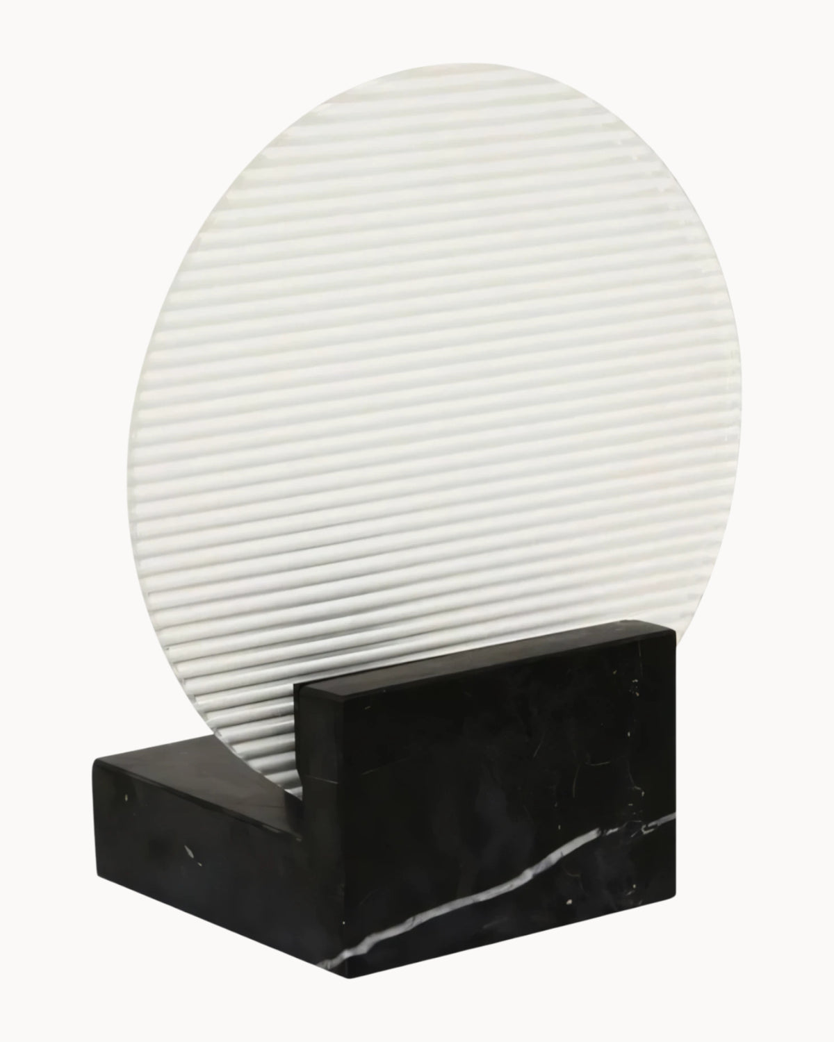 Rolland Black Marble Table Lamp Base Only