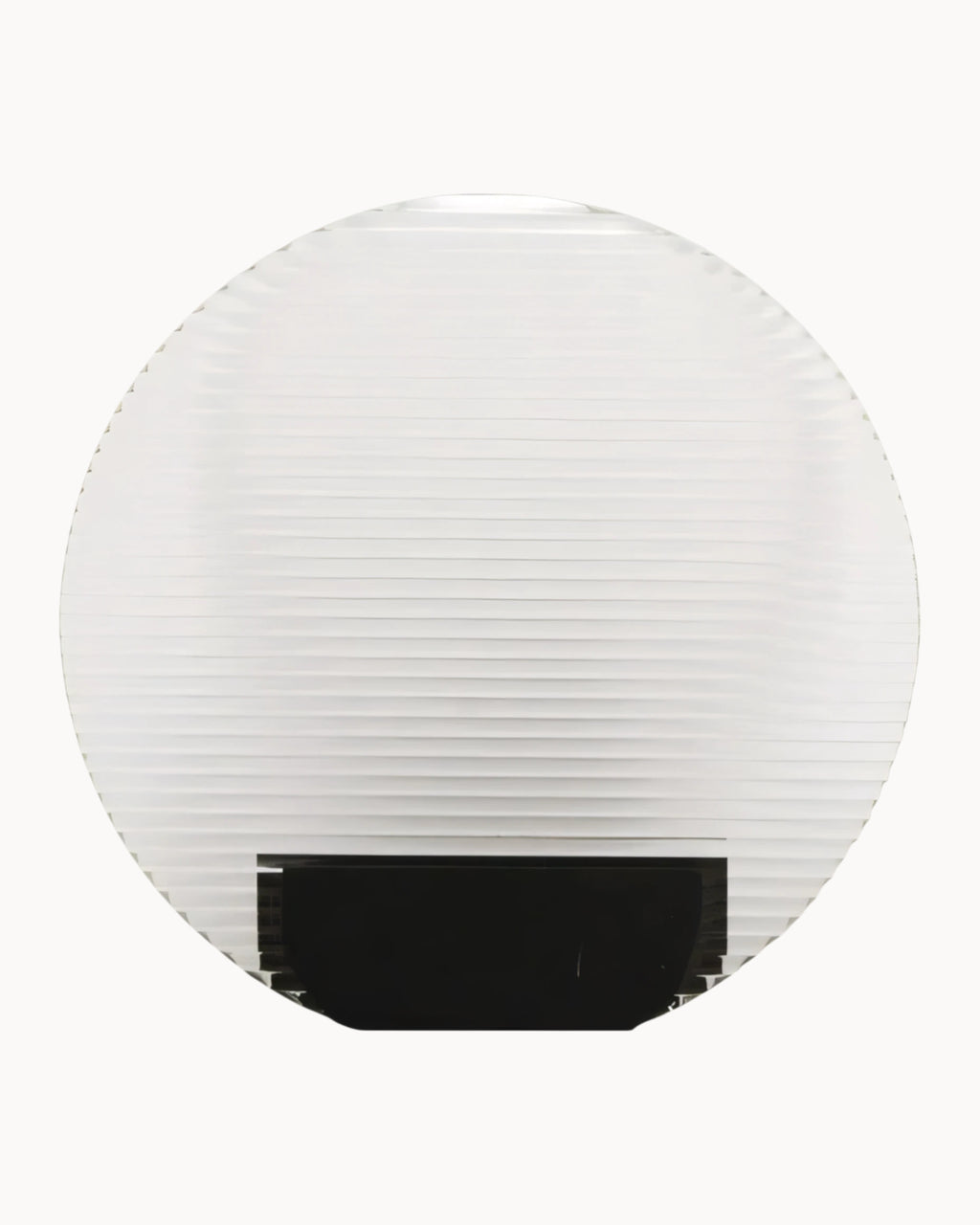 Rolland Ribbed Table Lamp Glass Only Clear