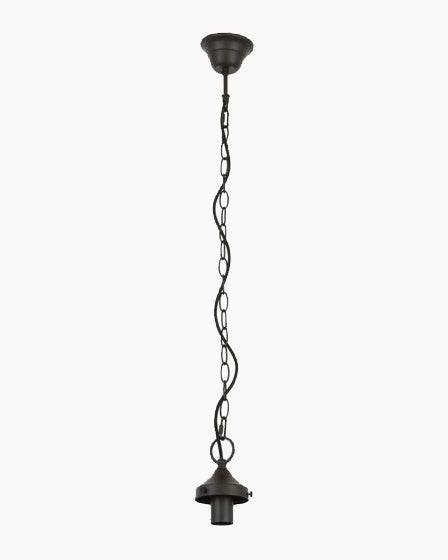 Oil rubbed bronze chain suspension