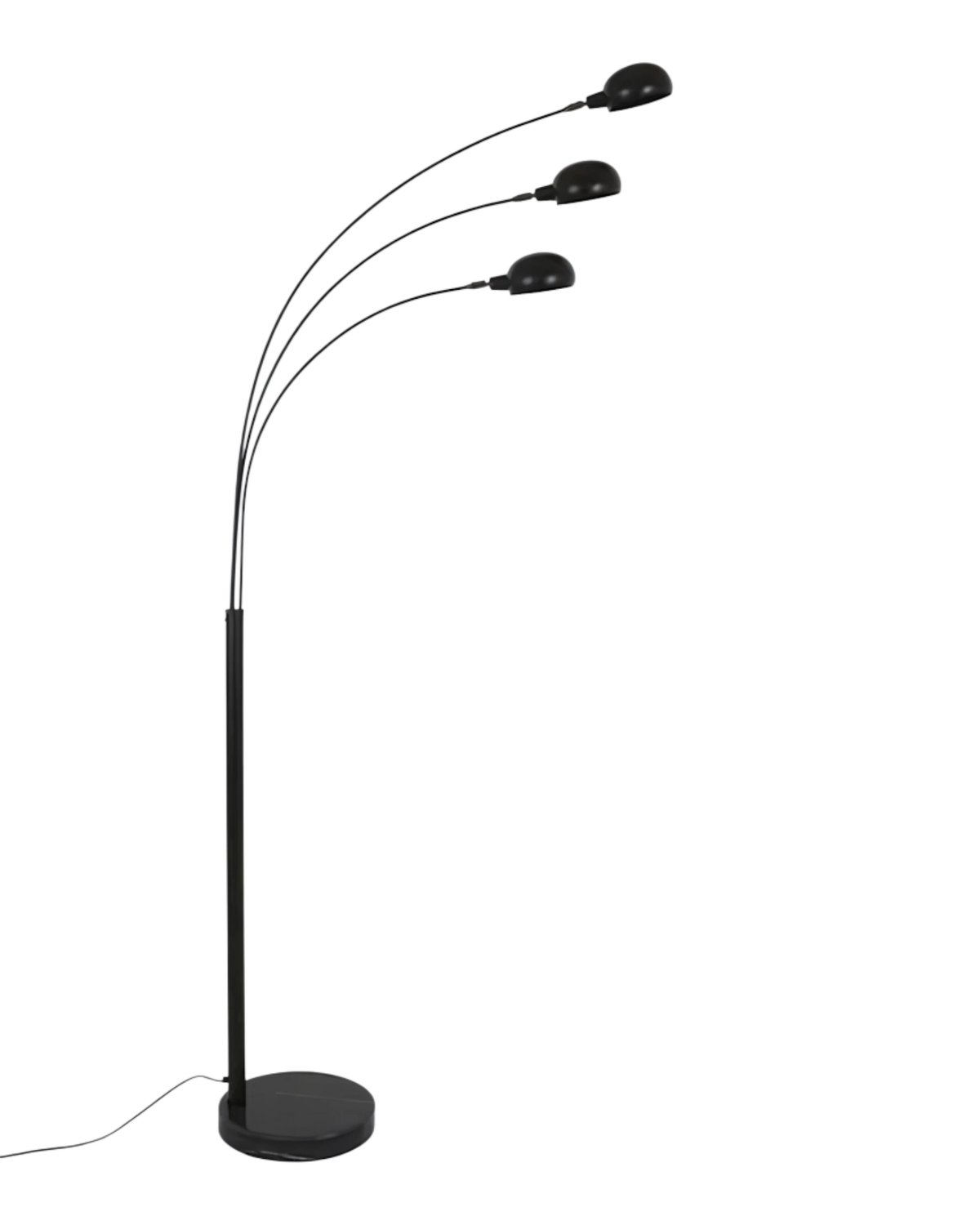 Parkwood 3 Light Floor Lamp Black