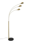 Parkwood 3 Light Floor Lamp Antique Brass