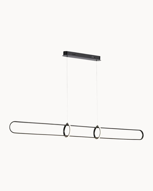 Avenue 1 LED 1.5m Dimmable Bar Pendant Black