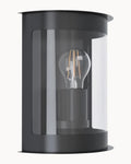 Daril 1 IP44 Wall Light Black