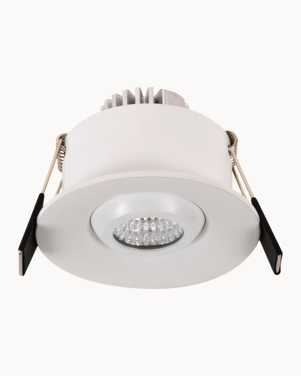 Duo 48mm IP54 3.5W 3000K Tiltable Downlight White