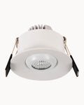 Duo 48mm IP54 3.5W 3000K Tiltable Downlight White