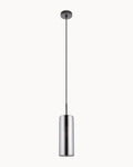 Selvino Pendant Smoke Mirror Glass/Black