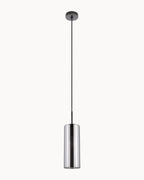 Selvino Pendant Smoke Mirror Glass/Black