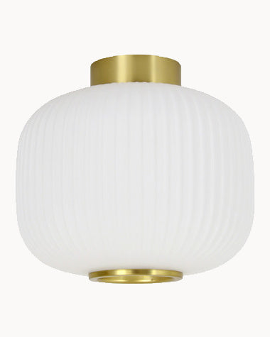 Brass DIY fitting with opal glass