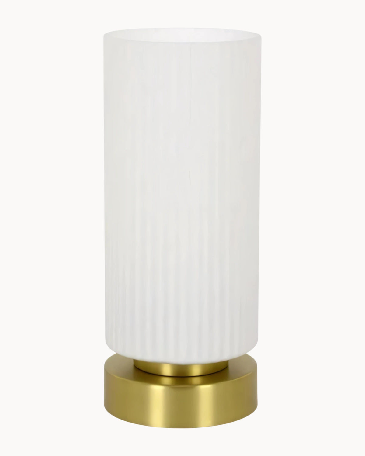 Carle Touch Table Lamp with USB Port Brushed Brass
