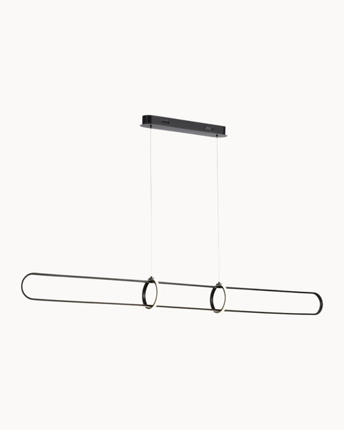Avenue LED 1.8m Dimmable Bar Pendant Black