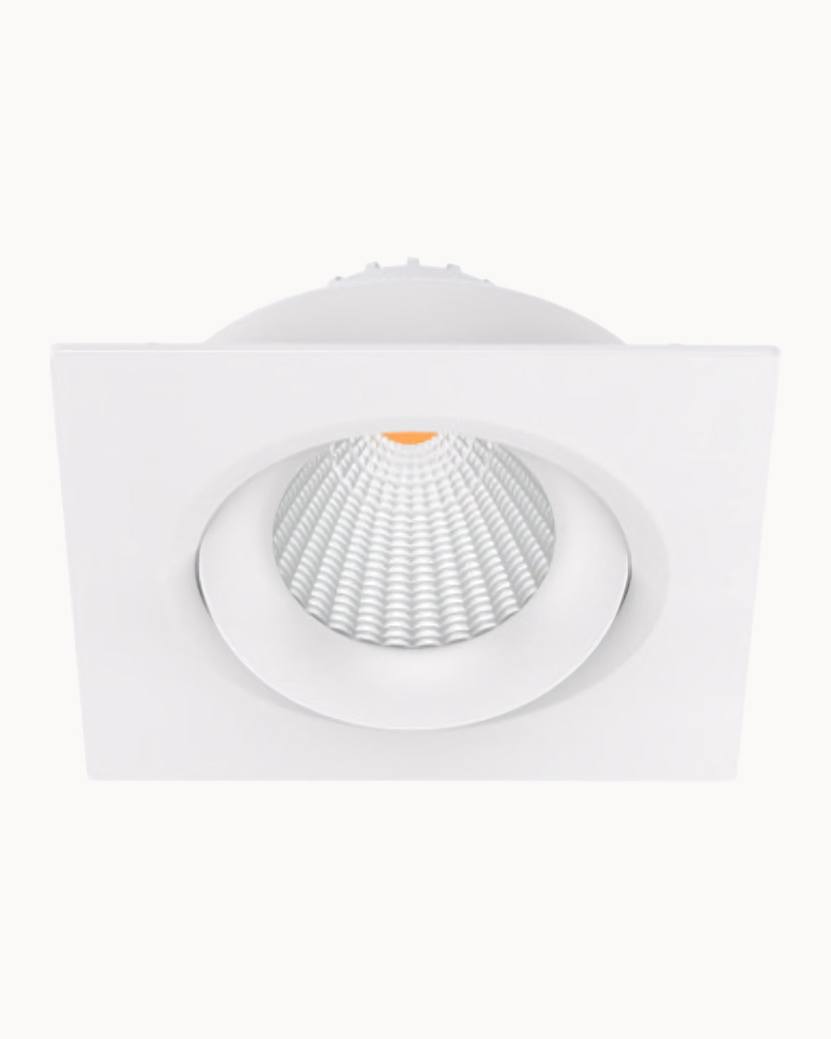 Architectural 95mm IP54 10W 3000K Tiltable Downlight White