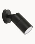 Liro IP65 1 Light Adjustable Wall Spot Carbon Fibre Blend Black