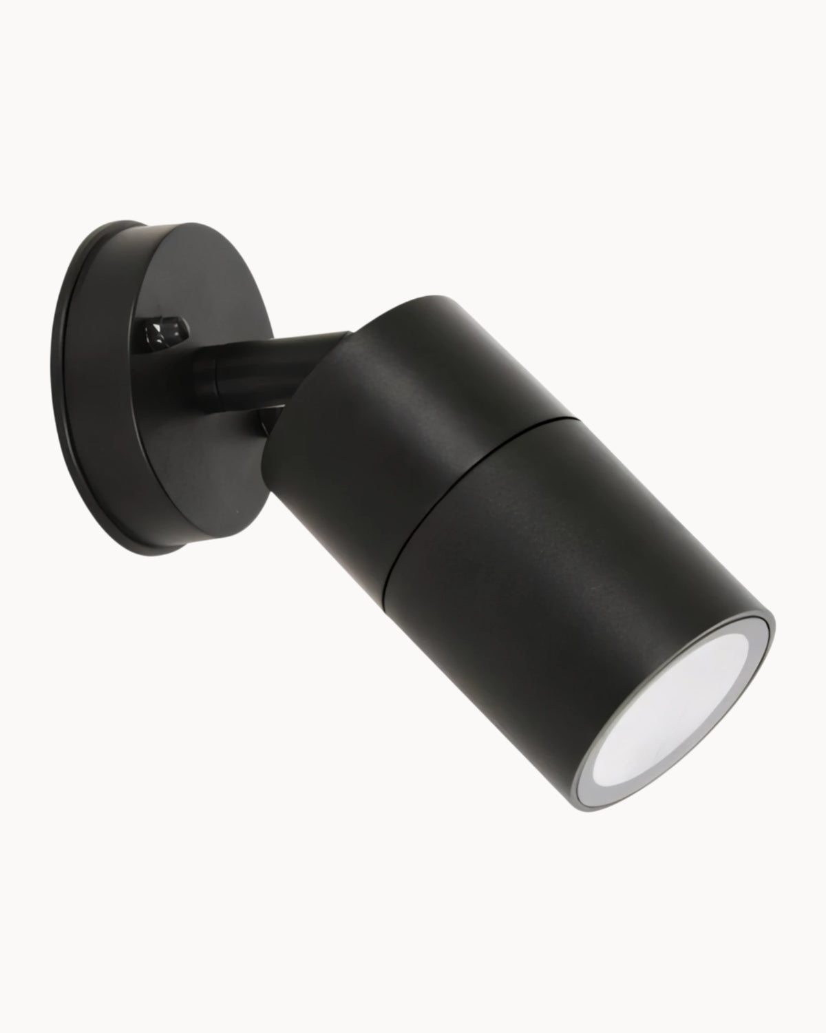 Liro IP65 1 Light Adjustable Wall Spot Carbon Fibre Blend Black