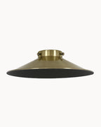 Antique brass metal shade part of our Manor range