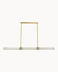 Monroe LED 40W CCT Alabaster Pendant Brass