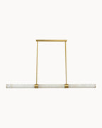 Monroe LED 40W CCT Alabaster Pendant Brass