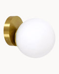 Olson 1 Wall Light Brass with Opal Glass