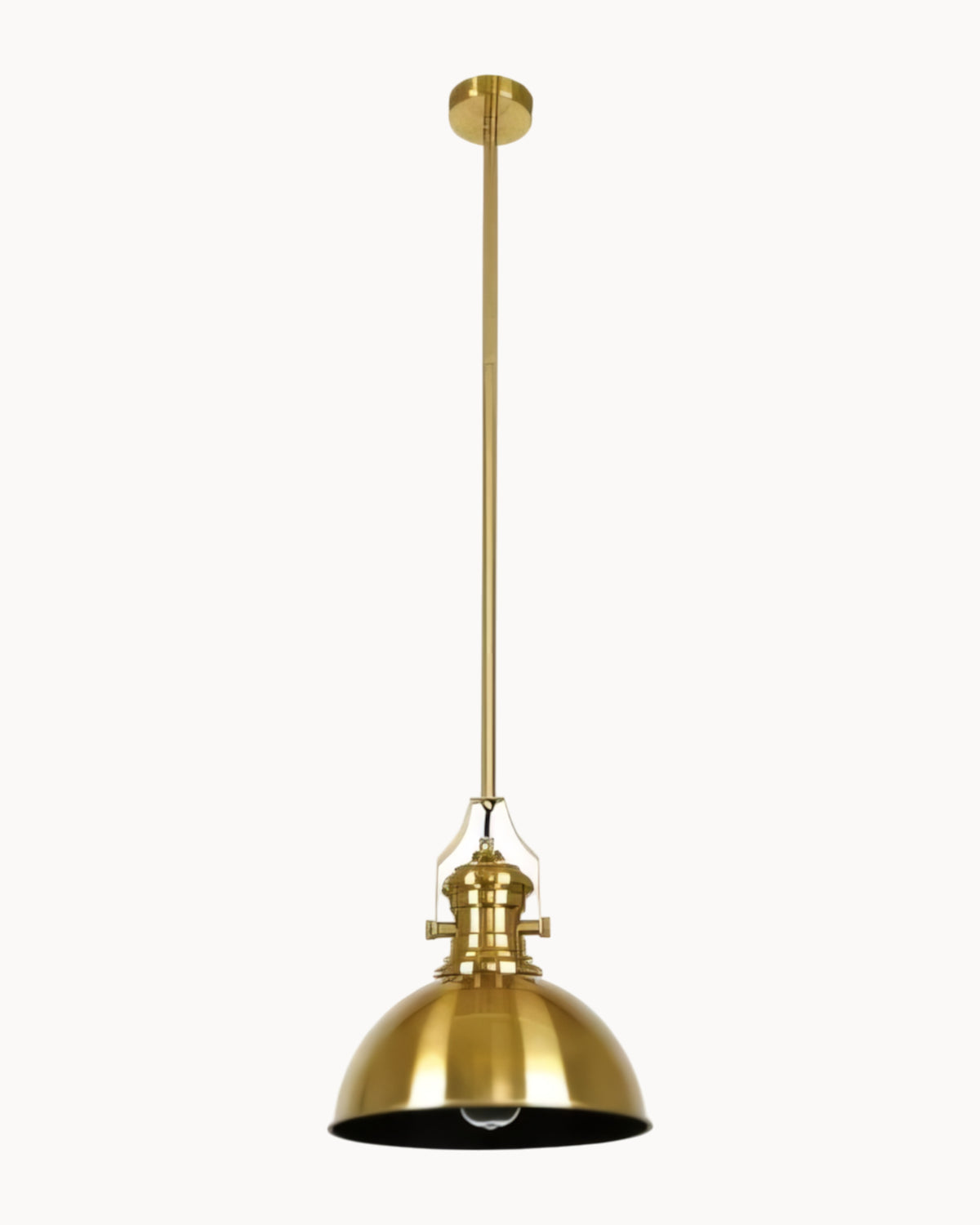 Alfred 1 Light Pendant Brass
