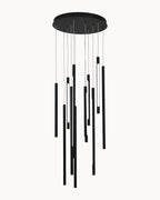 Mondrian 12 Light CCT Dimmable Pendant Black
