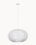 Herman 600mm Oval Pendant White
