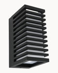 Citta IP65 Vertical Wall Light Large Black
