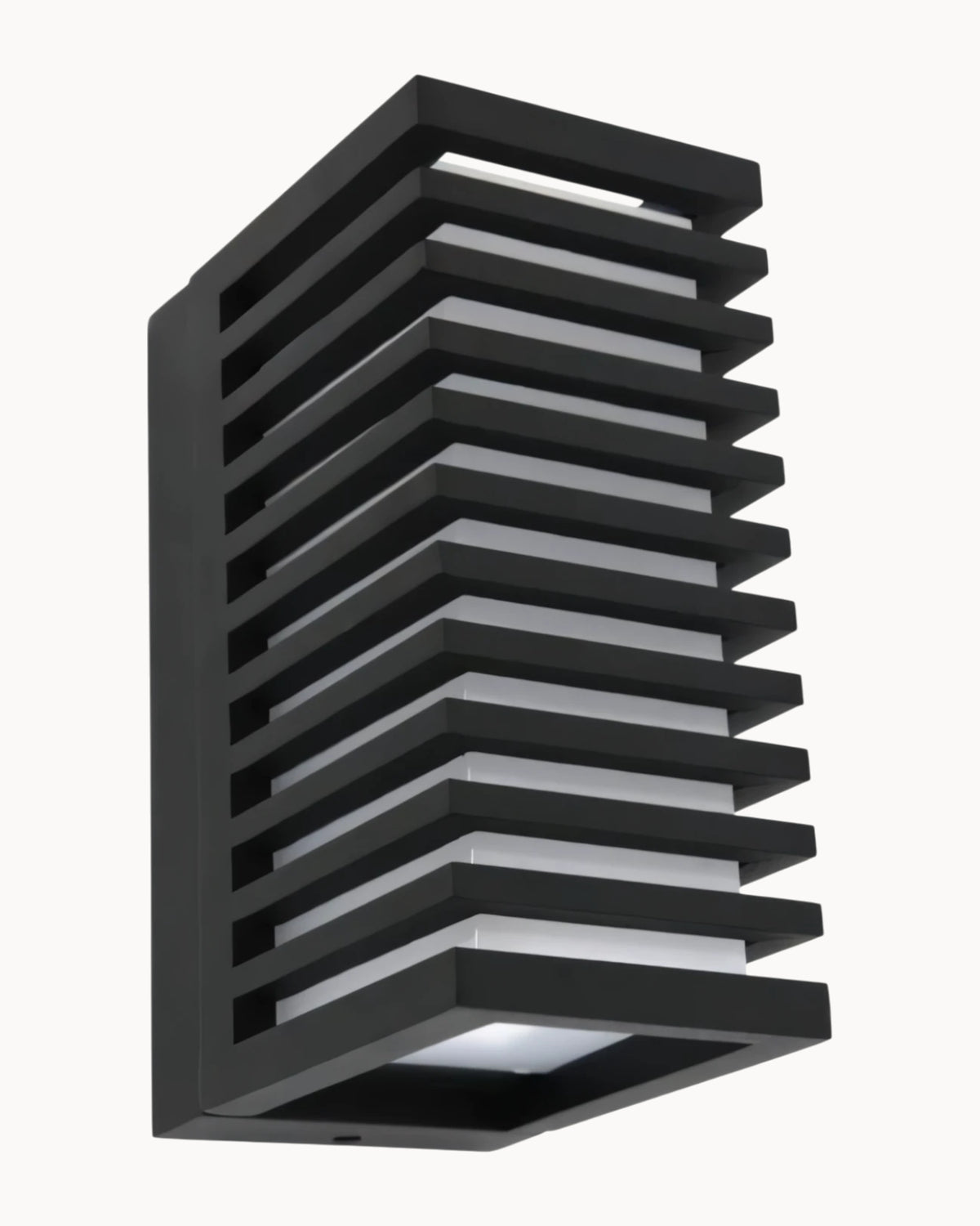 Citta IP65 Vertical Wall Light Large Black