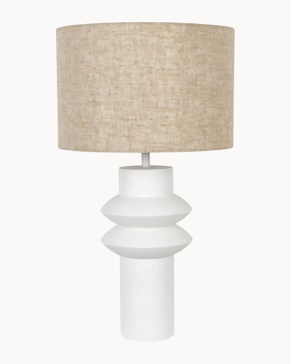 Andros Twin Table Lamp Base White