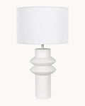 Andros Twin Table Lamp Base White