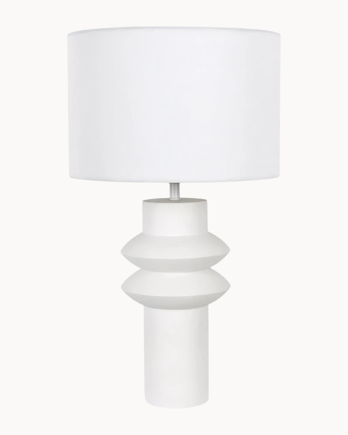 Andros Twin Table Lamp Base White