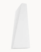 White wall light with up/down light source
