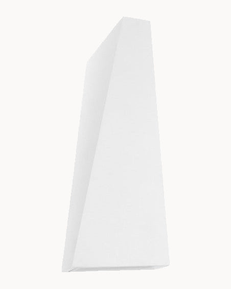White wall light with up/down light source