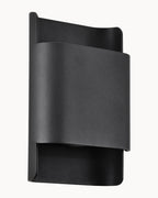 Lumen IP54 Wall Light Black