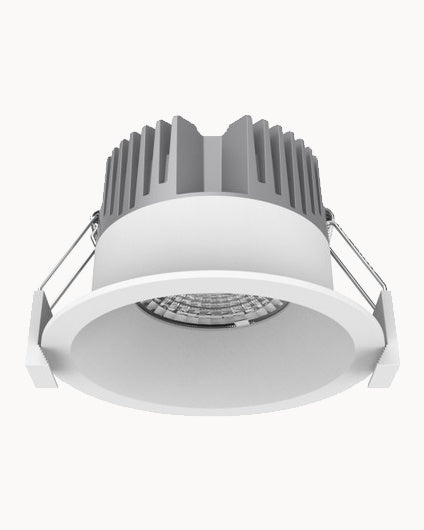 White fixed downlight