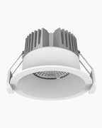 White fixed downlight