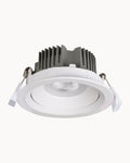 Torio 95mm IP40 10W CCT Tiltable Downlight White