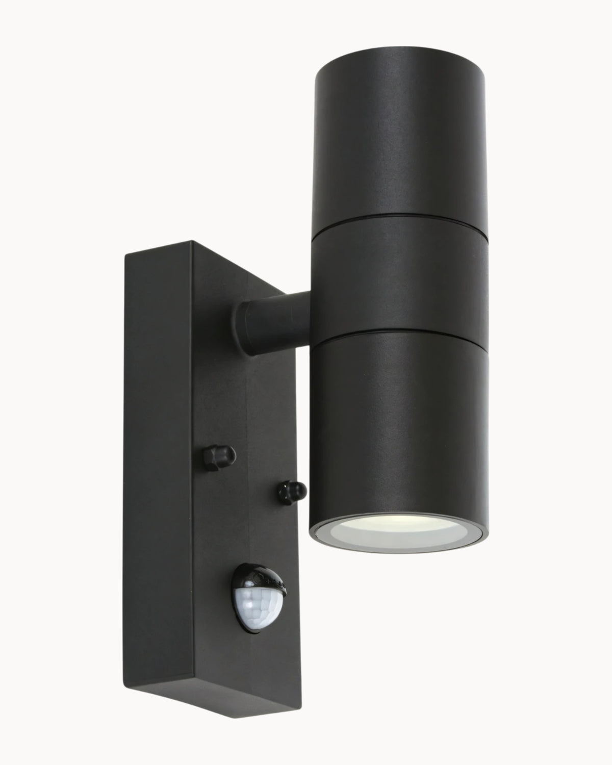 Liro Wall Light with Sensor Black