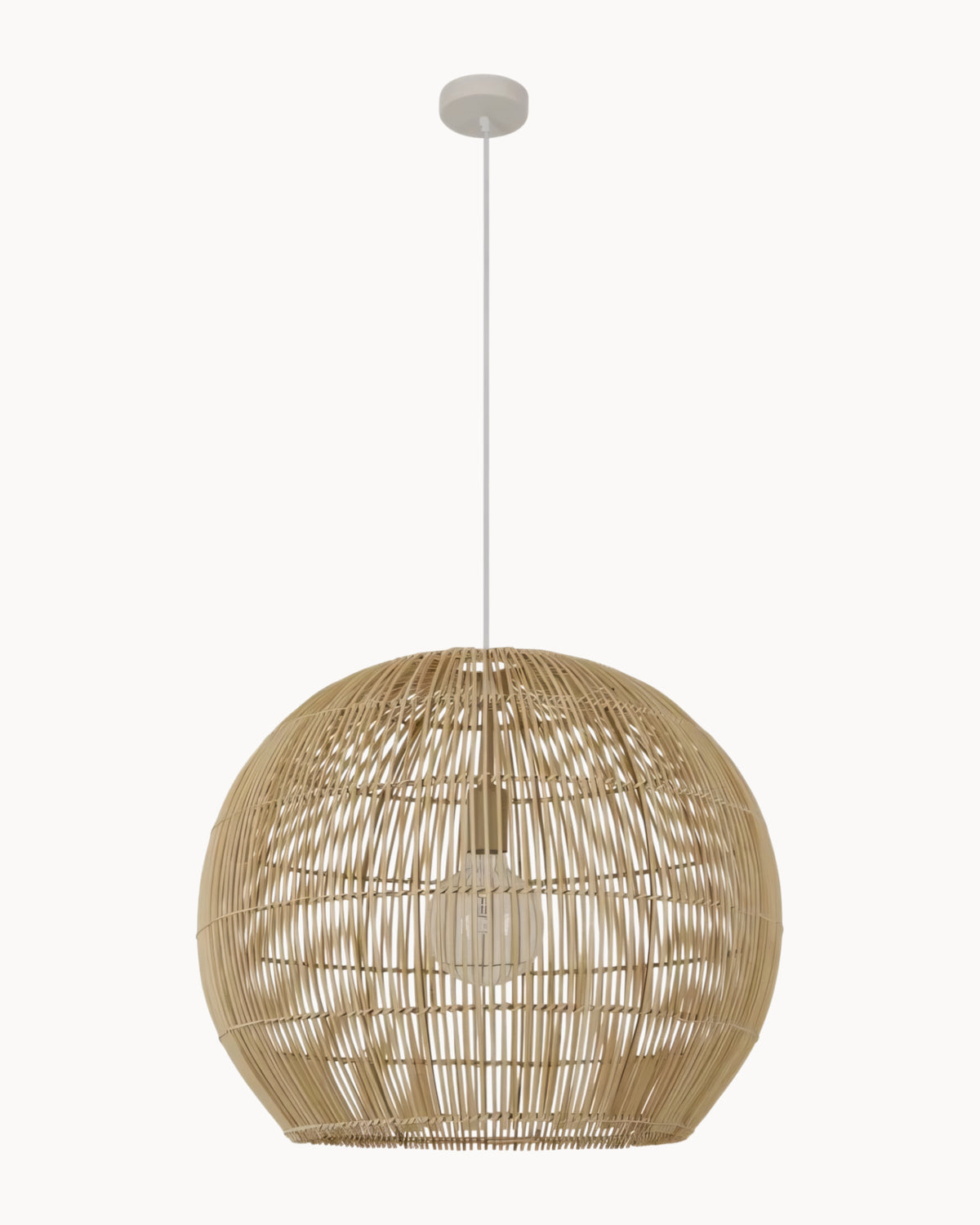 Herman 600mm Round Pendant Natural