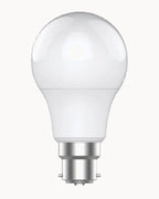 BC/B22 bulb with white finish