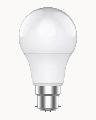 BC/B22 bulb with white finish