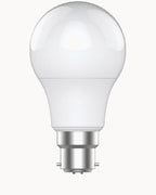 BC/B22 bulb with white finish